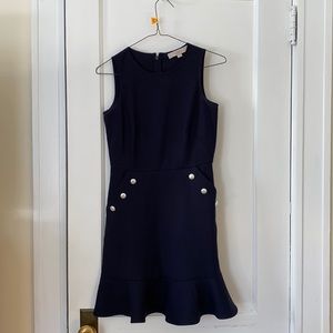 Loft petite navy dress